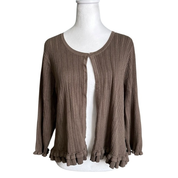 Jeanne Pierre Mudslide Cardigan Sweater Size XL NWT - Picture 1 of 17